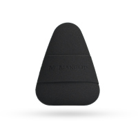 MINI Puszek do makijażu trójkątny m2makeup 008 - czarny (1szt)